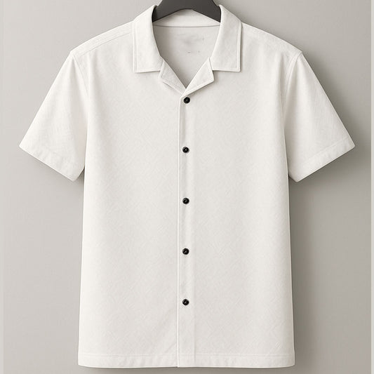 White Fabric T Shirt