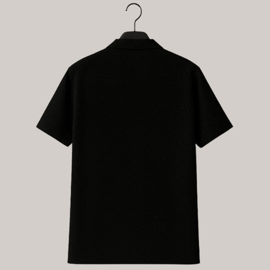 Black Fabric T-Shirt