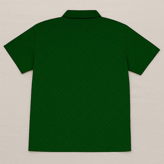 Dark Green Fabric T-Shirt
