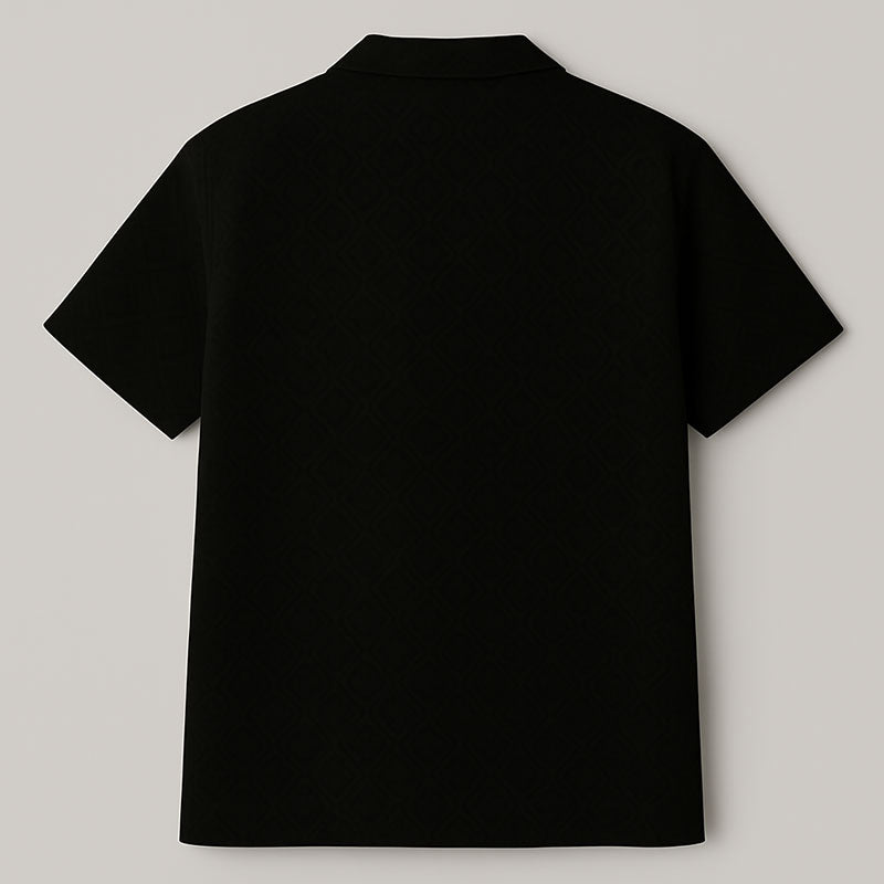 Black Fabric T-Shirt