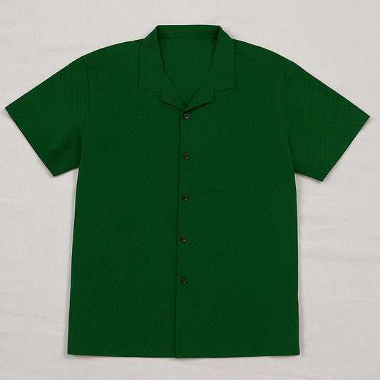 Dark Green Fabric T-Shirt