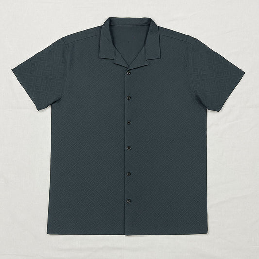 Grey Fabric T Shirt